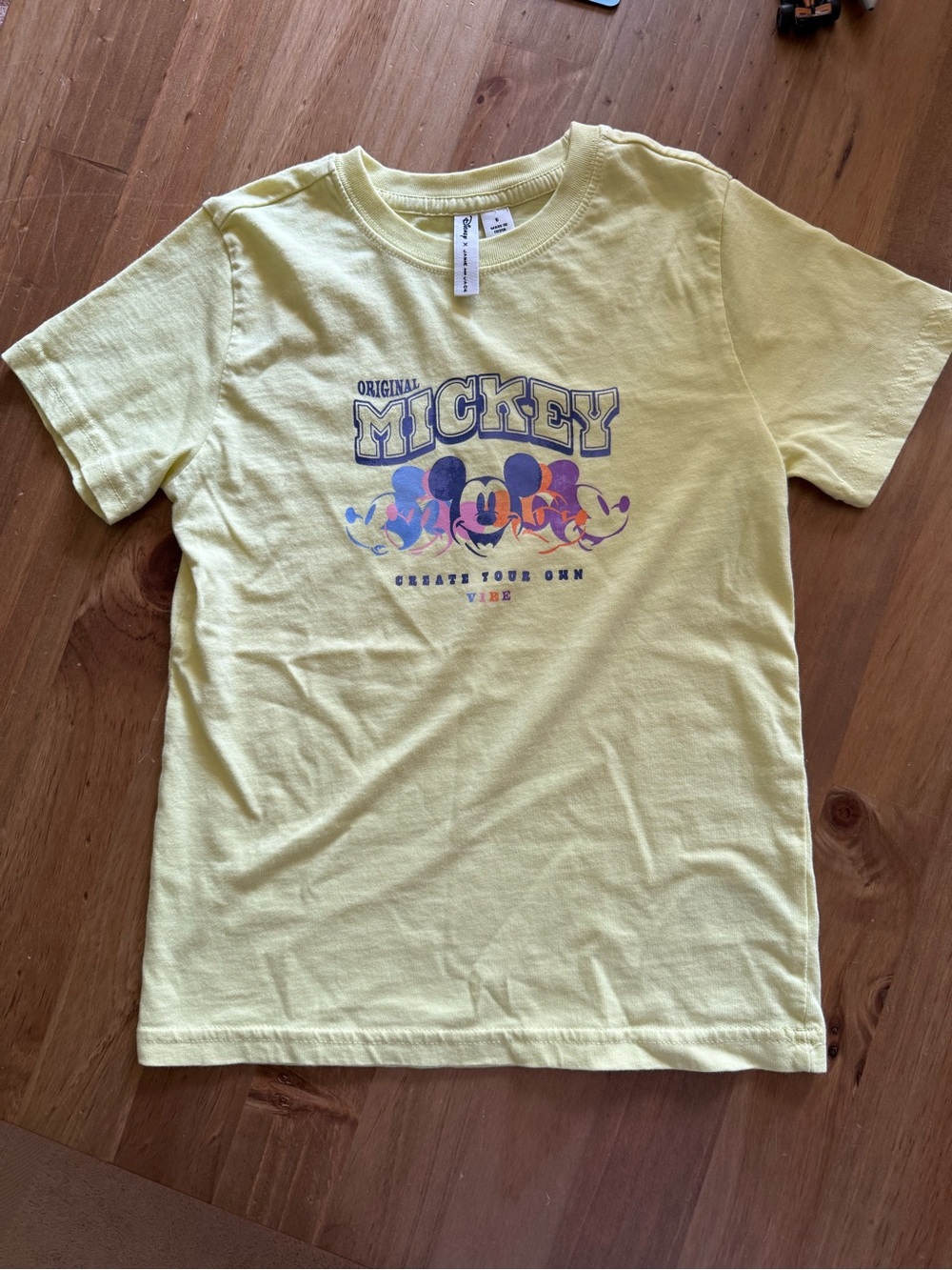 NWOT~ Janie and Jack Yellow Mickey Graphic Tee